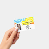 Kindergarten Leraar Colorful Badge (Handheld)