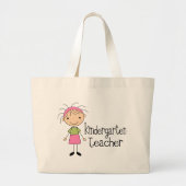 Kindergarten leraar grote tote bag (Voorkant)