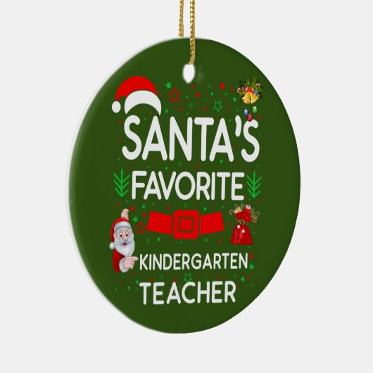 Kindergarten leraar keramisch ornament (Rechts)