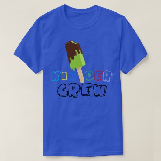 Kindergarten Leraar Kinder Crew T-shirt (Design voorkant)
