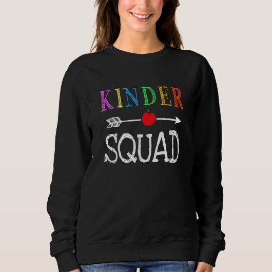 Kindergarten leraar Kinder Squad, eerste dag van d Trui (Voorkant)