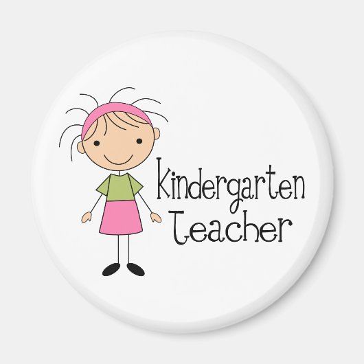Kindergarten leraar magneet (Voorkant)