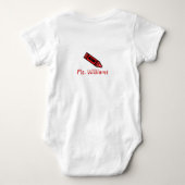 Kindergarten Leraar T Shirt - Schoolhouse & Crayon (Achterkant)