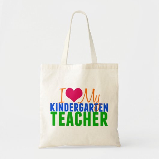 Kindergarten leraar tote bag (Voorkant)