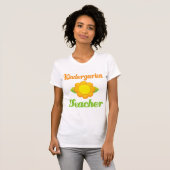 Kindergarten Leraar Zonnebloem T-shirt (Voorkant volledig)
