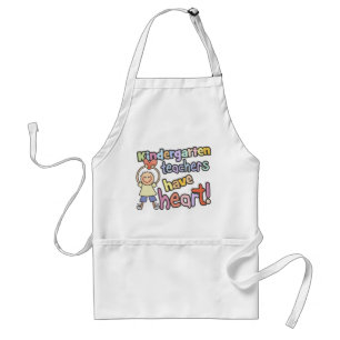 Kindergarten Leraren hebben hart BBQ Apron Standaard Schort