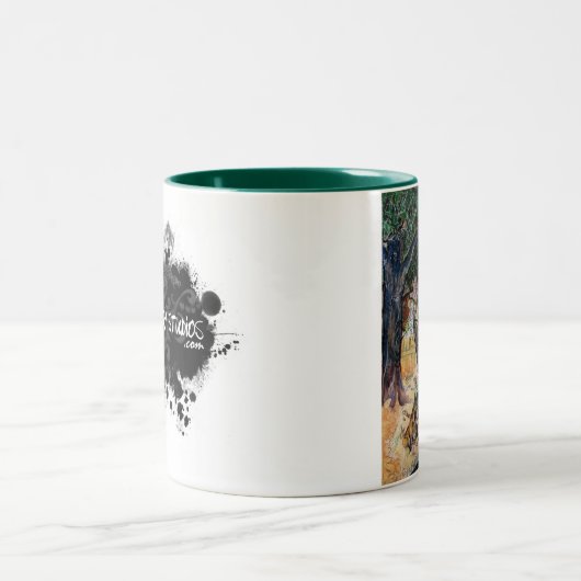 Kindergarten Lesson Tweekleurige Koffiemok (Center)