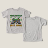 Kindergarten Level Begins T-shirt, Back to School (Ontwerp Voorkant & Achterkant)
