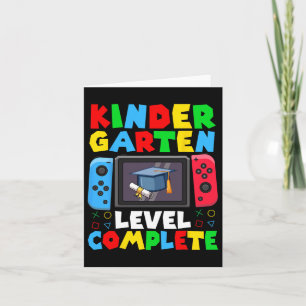 Kindergarten Level Complete Last Day Of School Gra Kaart
