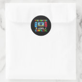 Kindergarten Level Complete Last Day Of School Gra Ronde Sticker (Tas)