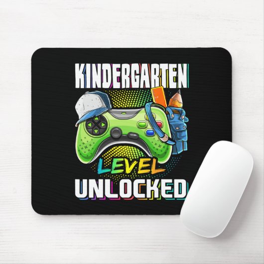 Kindergarten Level Unlocked Video Game Ck To Schoo Muismat (Met muis)