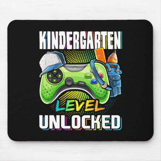 Kindergarten Level Unlocked Video Game Ck To Schoo Muismat (Voorkant)
