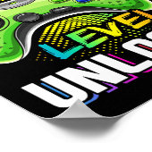 Kindergarten Level Unlocked Video Game Ck To Schoo Poster (Hoek)