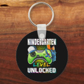 Kindergarten Level Unlocked Video Game Ck To Schoo Sleutelhanger (Voorkant)