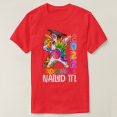 Kindergarten Nailed It Afstuderen Dabbing Unicorn T-shirt (Design voorkant)