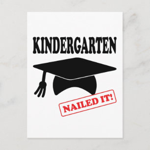 Kindergarten Nailed it Briefkaart