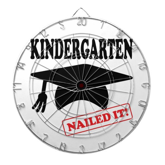 Kindergarten Nailed it Dartbord (Voorkant)