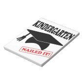 Kindergarten Nailed it Notitieblok (Linkerzijde)