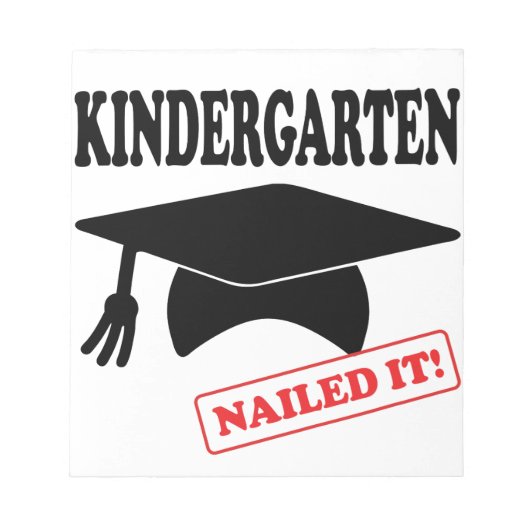 Kindergarten Nailed it Notitieblok (Voorkant)