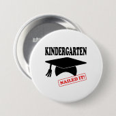 Kindergarten Nailed it Ronde Button 7,6 Cm (Voorkant /achterkant)