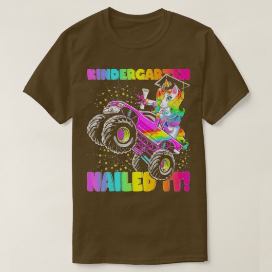 Kindergarten Nailed It Unicorn T-shirt (Design voorkant)