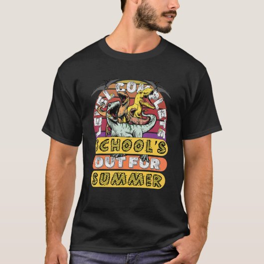 Kindergarten Niveau Complete dinosauriërs Scho T-shirt (Voorkant)