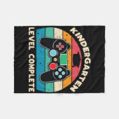 Kindergarten Niveau Complete Gamer Boy Kinder Grad Fleece Deken (Voorkant (Horizontaal))