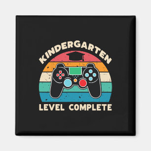 Kindergarten Niveau Complete Gamer Boy Kinder Grad Magneet