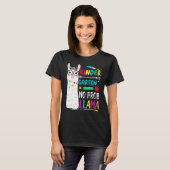 Kindergarten No Prob Llama Teacher Back To School T-shirt (Voorkant volledig)