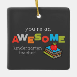 Kindergarten Onderwijsdag, Geweldige Keramisch Ornament