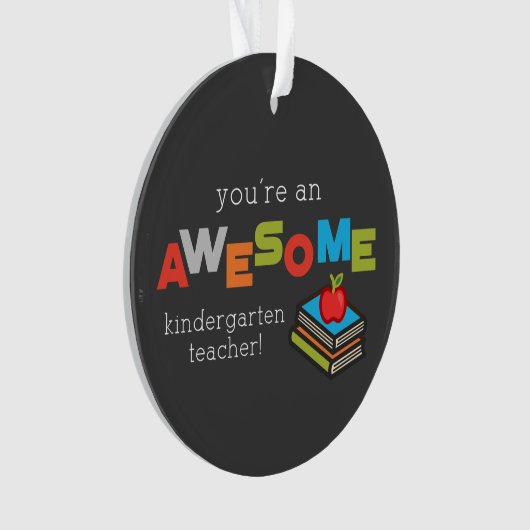 Kindergarten Onderwijsdag, Geweldige Ornament (voorkant)