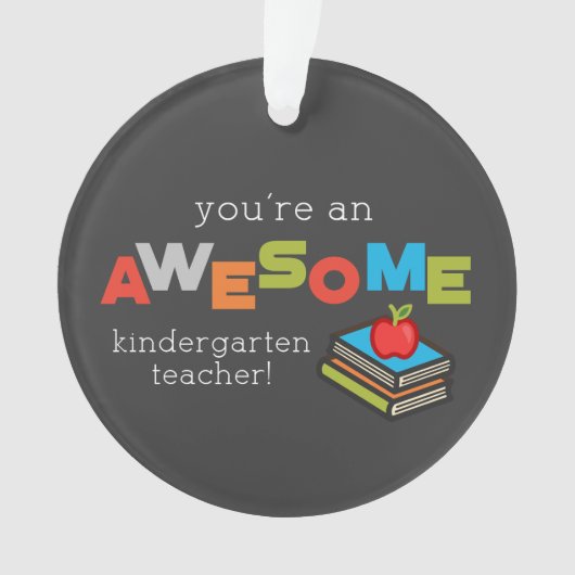 Kindergarten Onderwijsdag, Geweldige Ornament (voorkant)