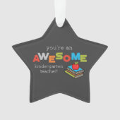 Kindergarten Onderwijsdag, Geweldige Ornament (voorkant)