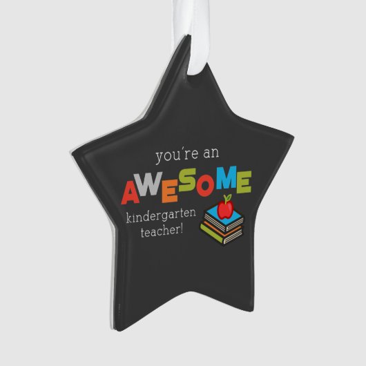 Kindergarten Onderwijsdag, Geweldige Ornament (voorkant)