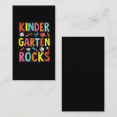 Kindergarten Onderwijsinstructie Visitekaartje (Voorkant / Achterkant)