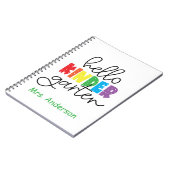 Kindergarten Onderwijzer Hallo Kindergarten Notitieboek (Linkerzijde)