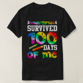 Kindergarten overleden 100 dagen van ME100 dagen v T-shirt (Design voorkant)