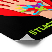 Kindergarten Preschool Autism heeft contact gehad  Poster (Hoek)