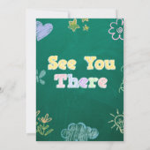 Kindergarten Preschool Graduation Kaart (Achterkant)