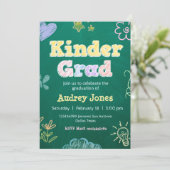 Kindergarten Preschool Graduation with Photo Kaart (Staand voorkant)