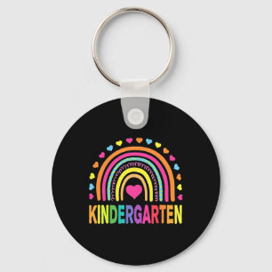 Kindergarten Rainbow Girls Boys Teacher Team Kinde Sleutelhanger