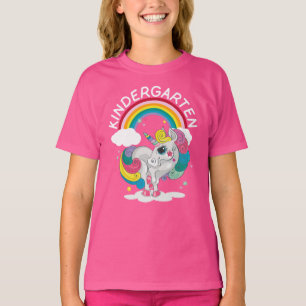 Kindergarten Rainbow Unicorn T-shirt