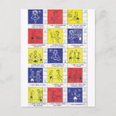 Kindergarten-rapportkaart Briefkaart (Voorkant)