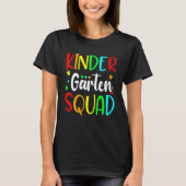 Kindergarten retro  lerarenteam Kinder squ T-shirt (Voorkant)