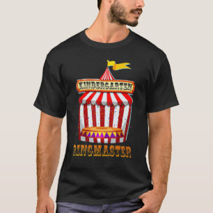 Kindergarten Ringmaster Circus Carnival terug naar T-shirt