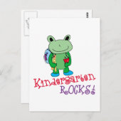 Kindergarten Rocks Briefkaart (Voorkant / Achterkant)
