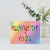 Kindergarten Rocks - Briefkaarten voor potlood (Staand voorkant)