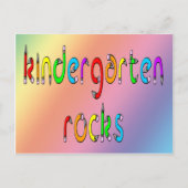 Kindergarten Rocks - Briefkaarten voor potlood (Voorkant)