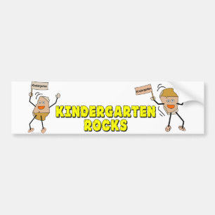 Kindergarten Rocks Bumpersticker
