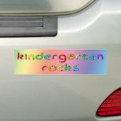 Kindergarten Rocks - Potcil Bumpersticker (Op auto)